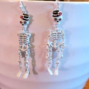 Skeleton Earrings